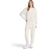 image:imageChampion Womens Taper Leg Jogger with Zippers Standard Fit Midweight Stretch FabricUnbleached Cotton