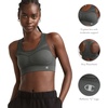 image:imageChampion Womens The Infinity Racerback Sports Bra Moderate Support Seamless MoistureWickingBlue Depths