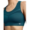 image:imageChampion Womens The Infinity Racerback Sports Bra Moderate Support Seamless MoistureWickingDeep Teal