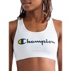 image:imageChampion Womens Champion Script Sports Bra Flexible FitBright White  Script Logo