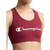 image:imageChampion Womens Champion Script Sports Bra Flexible FitPomegranate  Script Logo