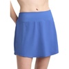 image:imageChampion Womens Courtside 15 Skort Standard Fit 3 Inner ShortCoastal Fjord  C Logo