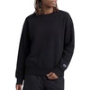 image:imageChampion Womens Powerblend Crewneckstandard Fit Midweight FleeceBlack  C Logo