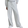 image:imageChampion Womens Powerblend Fleece Wide Leg SweatpantsOxford Gray Heather