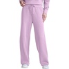 image:imageChampion Womens Powerblend Fleece Wide Leg SweatpantsSmoky Grape