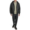 image:imageChampion Mens Hooded Varsity Bomber Jacket With Quilted LiningBlack