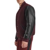 image:imageChampion Mens Letterman Varsity Bomber Jacket With Faux Leather SleevesBurgundyBlack