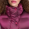 image:imageChampion Womens Satin Quilted Puffer Vest With Stand CollarDark Pink