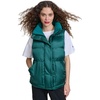 image:imageChampion Womens Satin Quilted Puffer Vest With Stand CollarRainforest