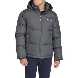 image:imageChampion Mens Heavy Weight Puffer Hooded CoatIron Grey