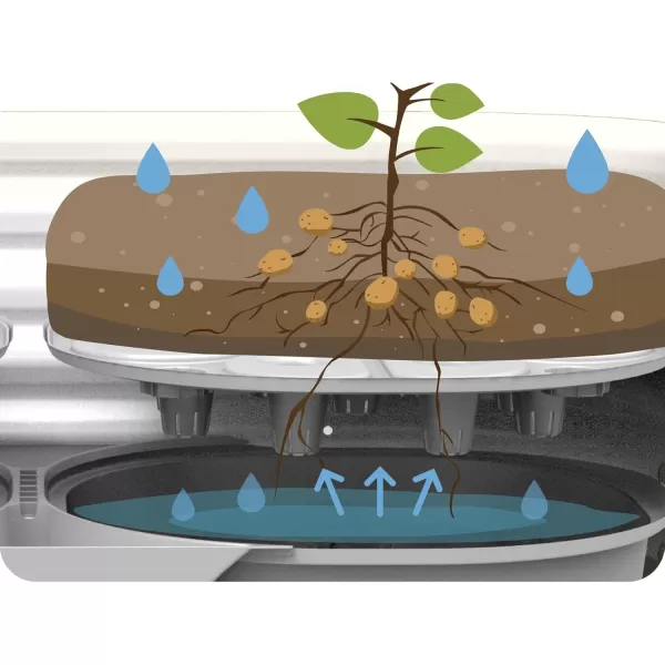 imageVego garden Wicking Cells for Herb Beds 2 x 2 ft Twin Pack 2 Cells2 x 2 ft Twin Pack 2 cells