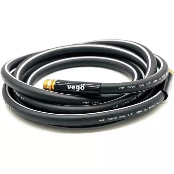 imageVego Garden Leader Hose 16ft with Brass Thread and Swivel Grip Sleeve 58quot Leader Garden Water Hose with Male to Female Fittings for Garden ampamp Yard58 16ft