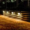 imageVego garden 17quot Tall 6 in 1 Raised Garden Bed Pearl White with 4Pack Solar Garden Lights