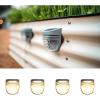 imageVego garden 17quot Tall 6 in 1 Raised Garden Bed Pearl White with 4Pack Solar Garden Lights