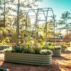 imageVego Garden Modular Arched Trellis System Single Section 15 Long Trellis for Garden Bed 20 x 35Kids Bed and 35 x 354 in 1VAT20  Single Section 20 Long Trellis