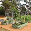 imageVego Garden Modular Arched Trellis System Single Section 15 Long Trellis for Garden Bed 20 x 35Kids Bed and 35 x 354 in 1VAT20  Single Section 20 Long Trellis