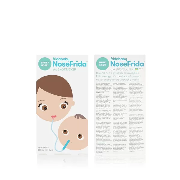 imageFrida Baby Cold and Flu Relief Bundle Congestion Relief Kit Includes the NoseFrida Nasal Aspirator Hygeine Filter Saline Nasal Spray Baby Vapor Rub ampamp Vapor Nose ampamp Chest WipesCold and Flu Bundle NoseFrida  Hygien Filters  BreathFrida Nose Wipes  Snot Spray and Vapor Rub