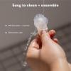 imageFrida Mom 2in1 Manual Breast Pump with HandsFree Silicone Suction Cup Milk Collector Wireless Ergonomic Handle and SoftFeel Flange for BreastfeedingValve