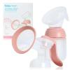 imageFrida Mom 2in1 Manual Breast Pump with HandsFree Silicone Suction Cup Milk Collector Wireless Ergonomic Handle and SoftFeel Flange for BreastfeedingPump