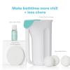 imageFrida Baby Control The Flow Bathtub Sprayer Attachment for Baby Bathtub Baby Bath Shower Head with Scalp Massager Control Waterflow with 2 Pressure ModesBaby Bath Upgrade Kit