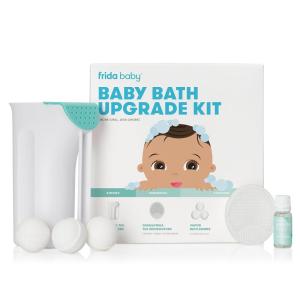 imageFrida Baby Control The Flow Bathtub Sprayer Attachment for Baby Bathtub Baby Bath Shower Head with Scalp Massager Control Waterflow with 2 Pressure ModesBaby Bath Upgrade Kit