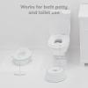 imageFrida Baby 3in1 GrowWithMe Toddler Potty Training Toilet  Transforms from Potty to Toilet Topper Potty Training Seat and Step Stool  EasytoClean Potty Training SystemAllInOne Potty Kit