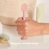 imageFrida Baby Diaper Cream Spatula 100 Silicone Butt Spatula for Baby Diaper Cream Applicator for Easy  Clean Use of Butt Paste ampamp Diaper Rash Cream BPA Free TealPink