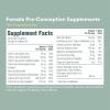 imageFrida Fertility PreConception Supplement Set  Female ampamp Male Daily Vitamins ampamp Minerals Folic Acid Inositol CoQ10 Maintain ampamp Support Egg Function ampamp Sperm Health  60 Capsules Each 30 Day SupplyFemale Supplements
