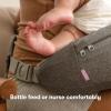 imageFrida Mom Nursing Pillow Adjustable Breastfeeding Pillow for Mom ampamp Baby Comfort with Back Support Customizable Wrap Around Waist Strap and Pockets for Heat ReliefNursing Pillow