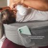 imageFrida Mom Nursing Pillow Adjustable Breastfeeding Pillow for Mom ampamp Baby Comfort with Back Support Customizable Wrap Around Waist Strap and Pockets for Heat ReliefNursing Pillow