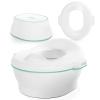 imageFrida Baby 3in1 GrowWithMe Toddler Potty Training Toilet  Transforms from Potty to Toilet Topper Potty Training Seat and Step Stool  EasytoClean Potty Training System3in1 Potty