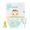 imageFrida Baby Grooming Kit  Baby Essentials Gift Set Includes Finger Brush with Storage Stand Hair Brush with Case Styling Hair Comb Easy Grip Nail Scissors with Nail File and Case