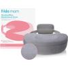 imageFrida Mom Nursing Pillow Adjustable Breastfeeding Pillow for Mom ampamp Baby Comfort with Back Support Customizable Wrap Around Waist Strap and Pockets for Heat ReliefReplacement Cover