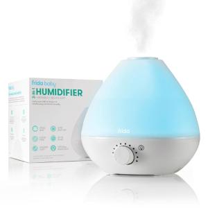 imageFrida Baby 3in1 Cool Mist Humidifier for Baby with Diffuser  Nightlight Baby Humidifier for Bedroom Nursery  Large Rooms Quiet Auto Shut Off Runs 24hrs05 Gallon Tank 19 Liter Tank