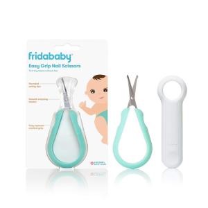 imageFrida Baby Easy Grip Nail Scissors  Grooming Essentials Safe for Infant Newborn Toddler Nails