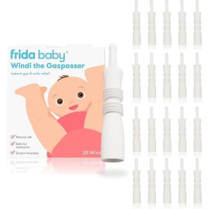 imageFrida Baby Fart Freeing Essentials  Includes Windi and Gassy Belly Rub for Safe Natural and Instant Gas and Colic Relief for Infants and BabiesWindi 20ct