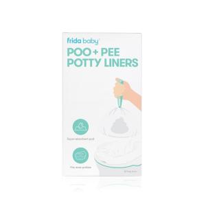 imageFrida Baby Poo  Pee Potty Liners LeakProof SuperAbsorbent Liners Potty Bags Fits Most Potty Chairs for Easy Cleanup 30 Count30 Count