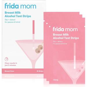 imageFrida Mom Alcohol Test Strips for Breastmilk Detects Alcohol in 2 Mintues for Peace of Mind 15ct