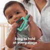 imageFrida Baby GetAGrip BabyTeether for Teething Relief  100 FoodGrade Silicone Teething Toys for Baby 06 12 18 Months Infant BPAFree PVCFree  PinkMuted Teal