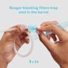 imageFrida Baby Nasal Aspirator Original 60 Nose Frida Filter Refills Replacement Filters Hygiene Filters for NoseFrida The Snotsucker BPA Free Latex Free20 Filters