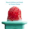 imageFrida Baby Push Pop Feeder Baby Fruit Feeder Baby Fruit Food Feeder to Safely Introduce New Foods Fresh  Frozen Food Silicone Feeder for Babies BPA Free Dishwasher Safe  1 Count Teal