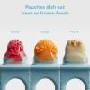 imageFrida Baby Push Pop Feeder Baby Fruit Feeder Baby Fruit Food Feeder to Safely Introduce New Foods Fresh  Frozen Food Silicone Feeder for Babies BPA Free Dishwasher Safe  3 Count Blue3ct tip  Frida Blue