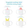imageFrida Baby Teething Relief NotTooColdtoHold Baby Teether BPAFree Silicone Teething Toys4 in 1 Teether