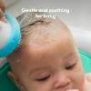 imageFrida Baby The 3Step Cradle Cap System DermaFrida The FlakeFixer Sponge Brush Comb and Storage Stand for Babies with Cradle Cap WhiteBlue3Step Flake Fixer System