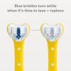imageFrida Baby TripleAngle Toothhugger Training Toddler Toothbrush  Toddler Toothbrush 2 Years and Up Cleans All Sides at Once  YellowYellow  Pink