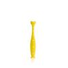 imageFrida Baby TripleAngle Toothhugger Training Toddler Toothbrush  Toddler Toothbrush 2 Years and Up Cleans All Sides at Once  YellowYellow