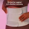 imageFrida Mom Belly Binder Postpartum Recovery for Natural Delivery ampamp CSection Recovery 9quot High Adjustable Compression WrapBelly Binder