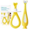 imageFrida Baby Babys First Finger Toothbrush with Storage Case 3 Months and Up 1pk2 Count Pack of 1
