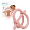 imageFrida Baby GetAGrip BabyTeether for Teething Relief  100 FoodGrade Silicone Teething Toys for Baby 06 12 18 Months Infant BPAFree PVCFree  PinkMuted Pink