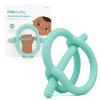 imageFrida Baby GetAGrip BabyTeether for Teething Relief  100 FoodGrade Silicone Teething Toys for Baby 06 12 18 Months Infant BPAFree PVCFree  PinkMuted Teal